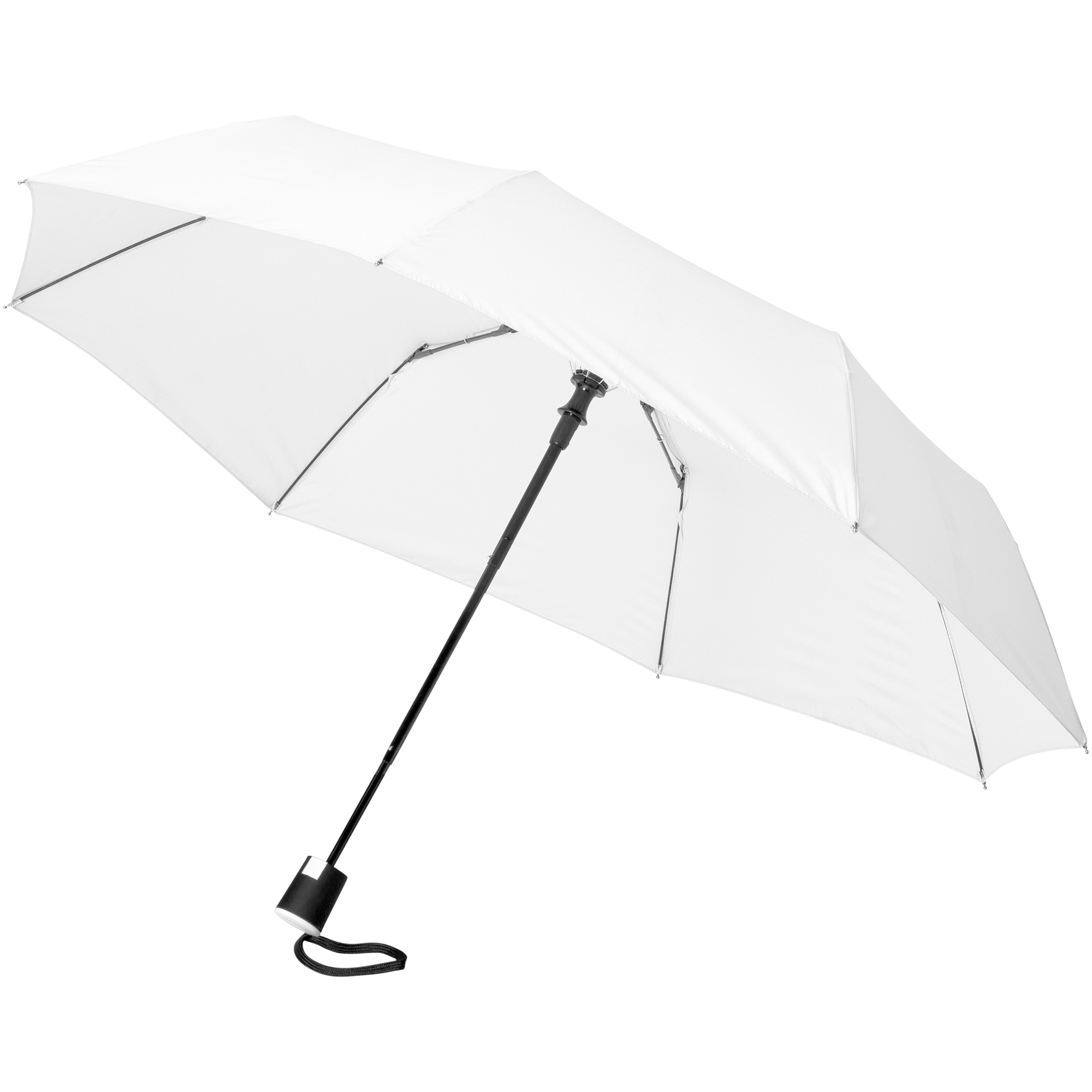 3 Section Auto Open Umbrella in white