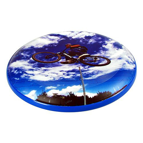 4 Colour Process Frisbee 26cm in blue with full colour print