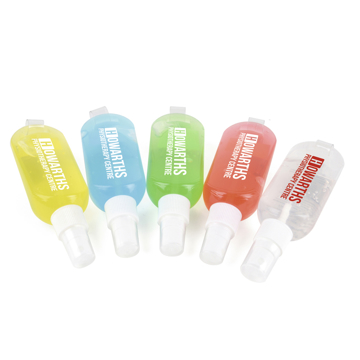 Clip Hand Sanitiser in variety of colours