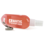 Clip Hand Sanitiser in red with 1 colour print logo