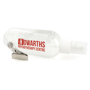 Clip Hand Sanitiser in white with one colour print logo
