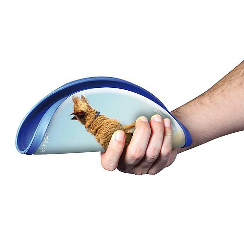 Flexible Frisbee in full colour print folded