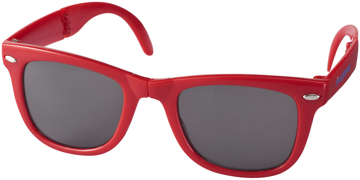 Foldable Sun Ray Sunglasses in red