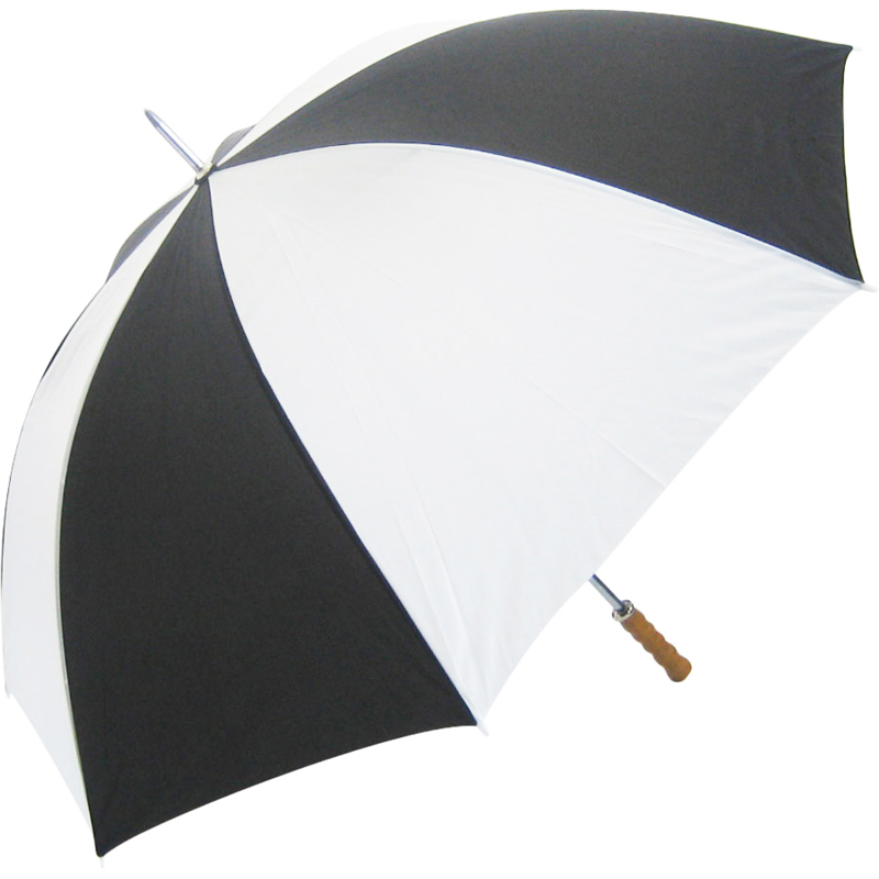 Golf Umbrella Bedford in black and white