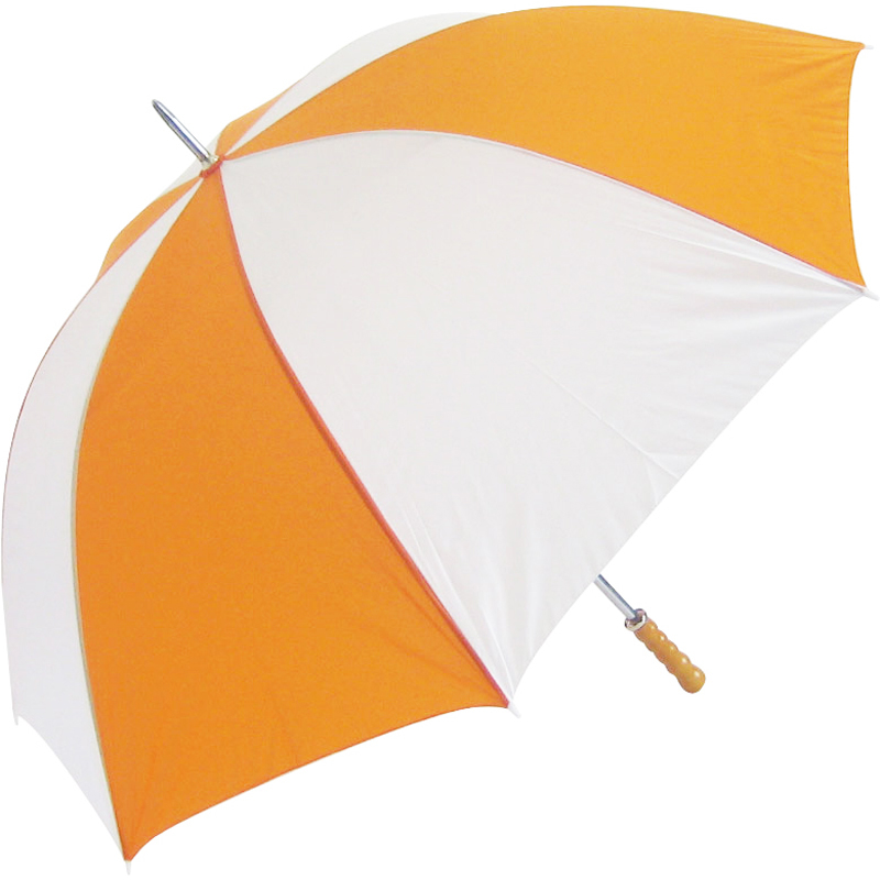 Golf Umbrella Bedford in orange and white
