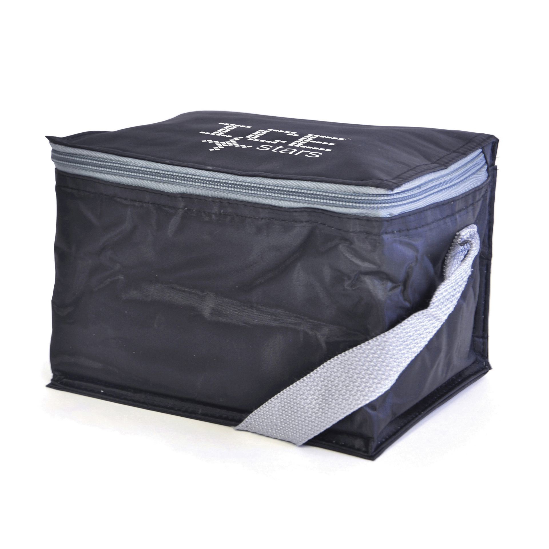 Griffin Cooler Bag in black with 1 colour print logo