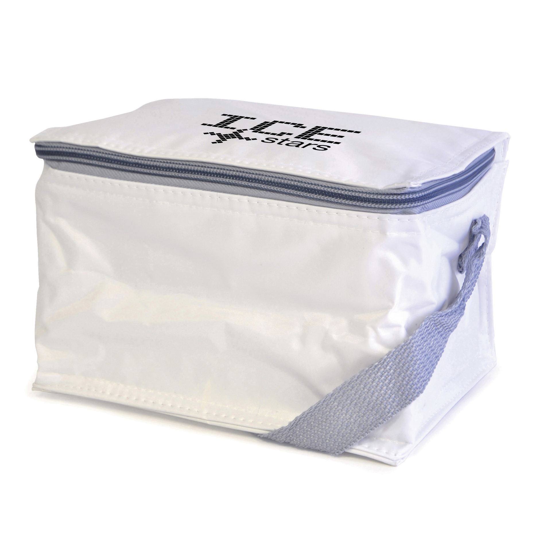 Griffin Cooler Bag in white with 1 colour print logo