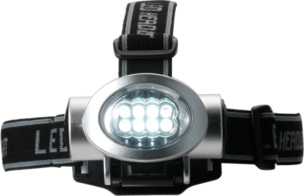 Head Torch Light in black