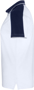 Pittsford Polo Shirt in White With Navy Details Side View