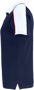 Pittsford Polo Shirt in Navy With Red and White Details Side View