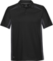 Stormtech Two Tone Polo Black and Graphite