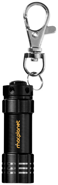 Keylight in black with 1 colour print logo