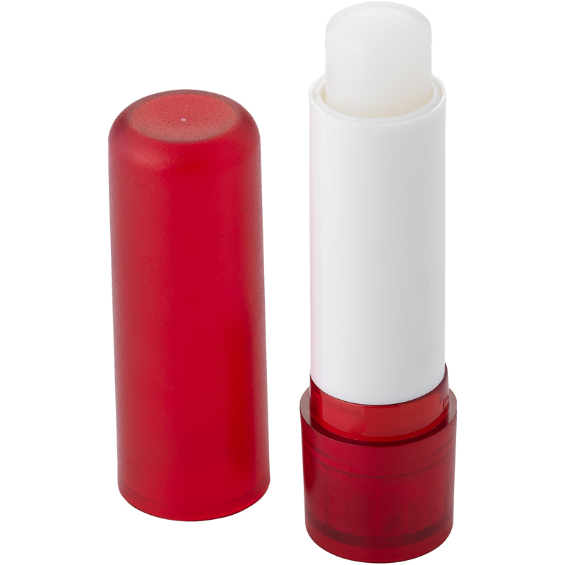 Lip Balm Stick Frosted in red