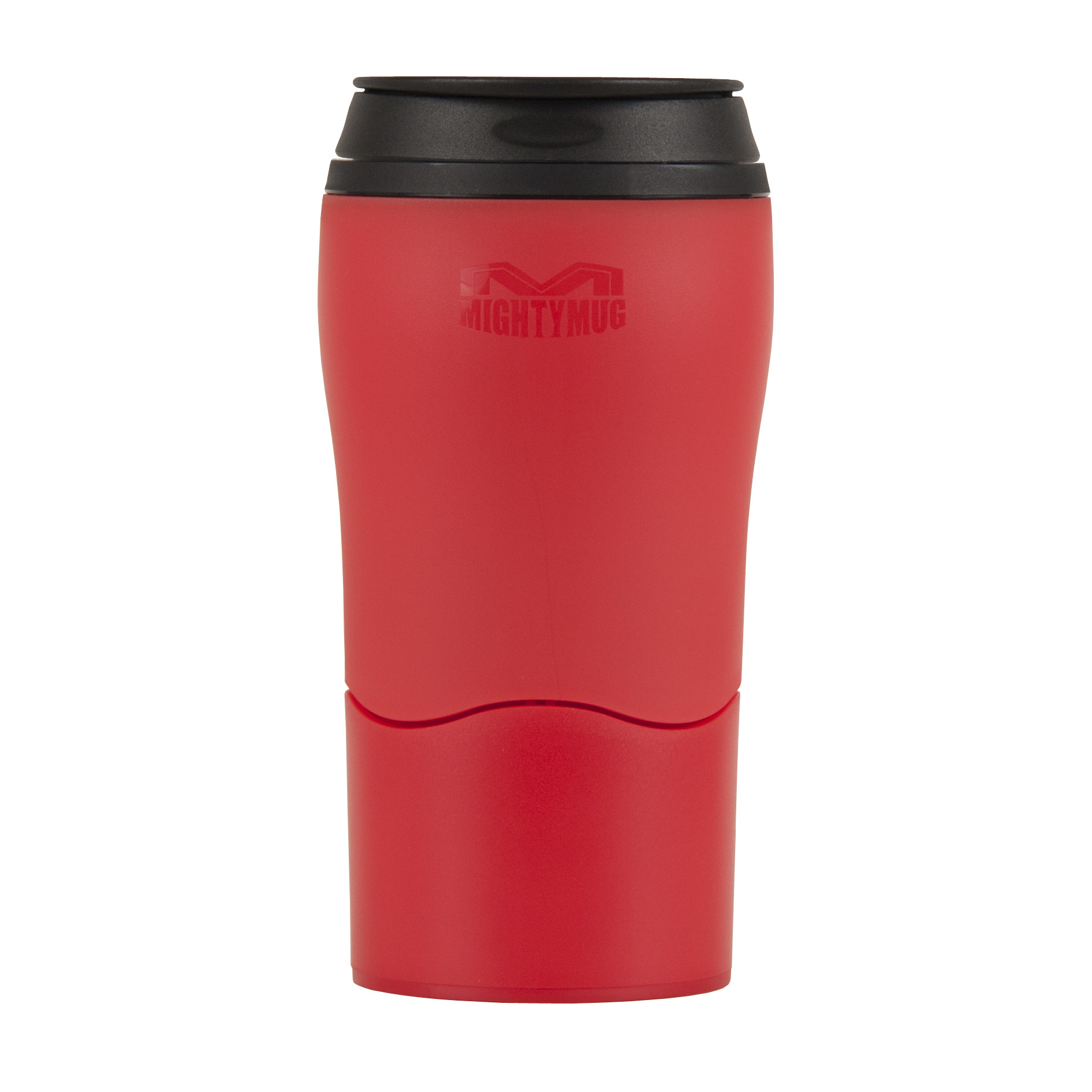 Mighty Mug Solo Travel Mug in red with black lid