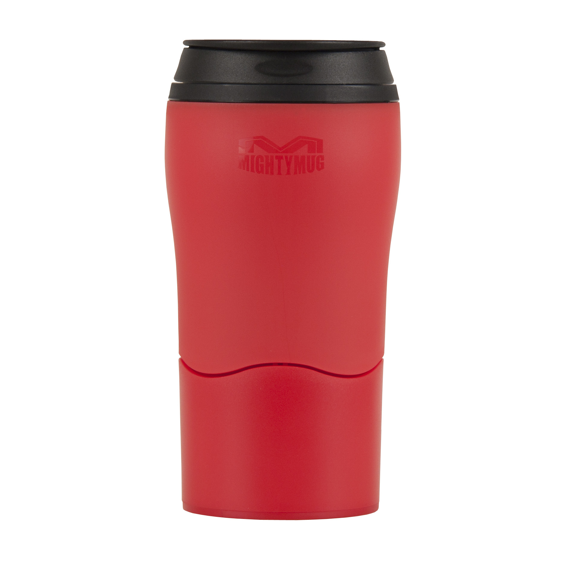 Mighty Mug Solo Travel Mug in red with black lid