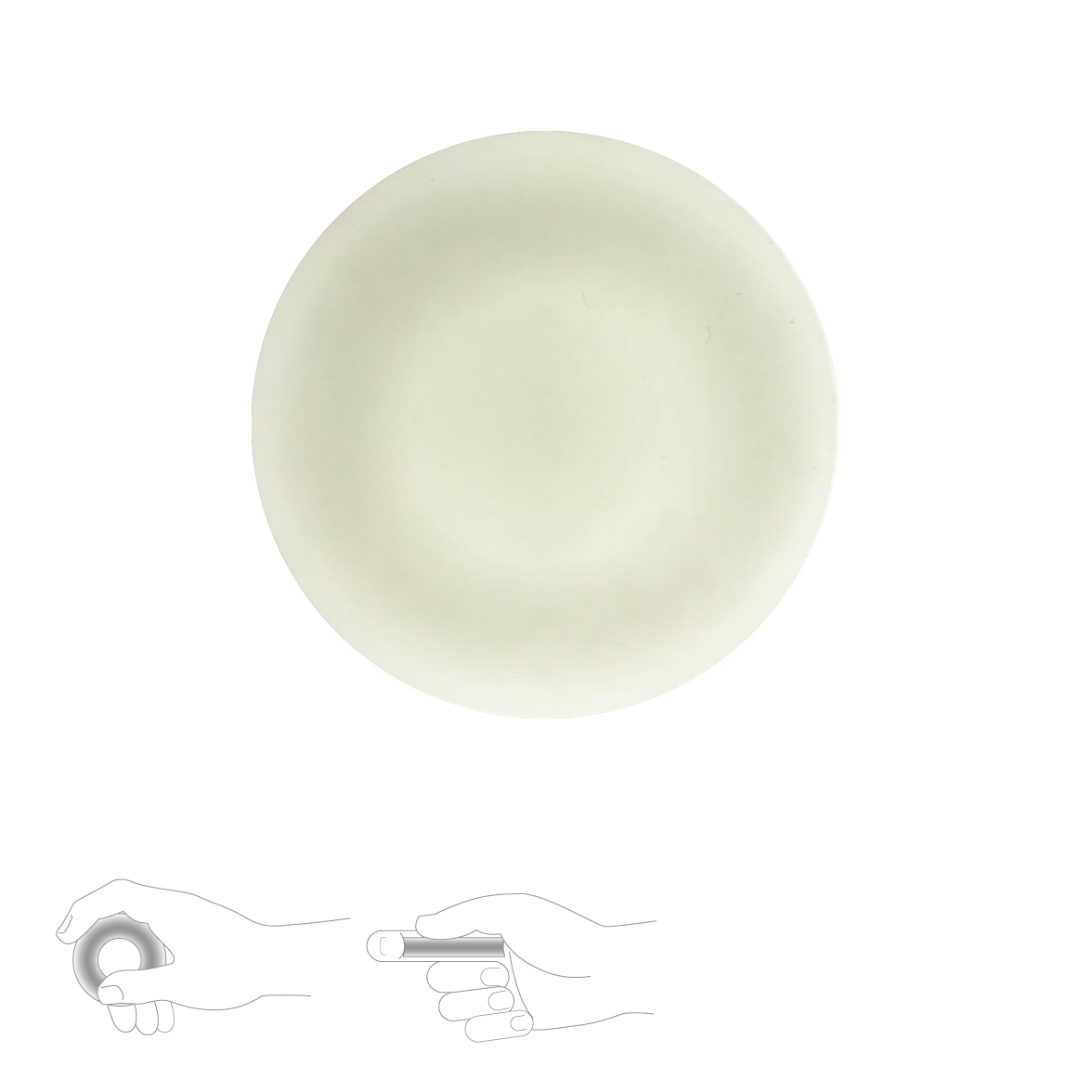 Mini Long Distance Frisbee Silicone glow in the dark