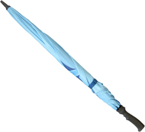 Prosport Deluxe Umbrella in blue closed