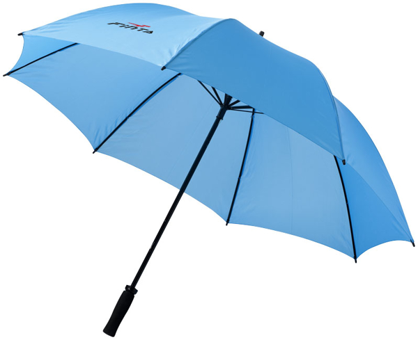 Storm Umbrella in light blue with 2 colour print logo