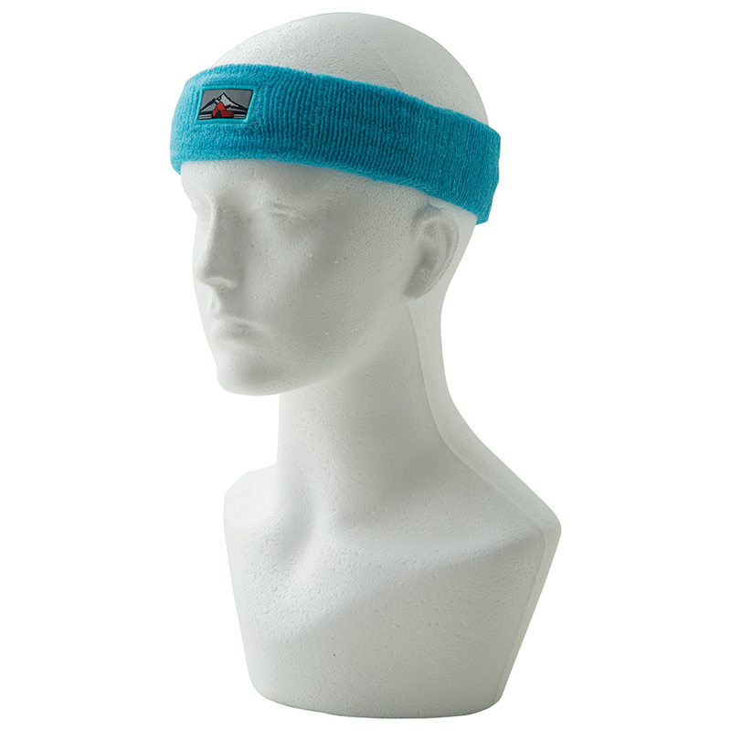 Towelling Headband in blue