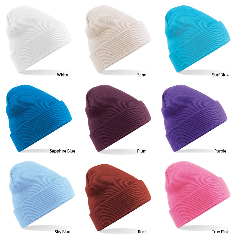 Beechfield Knitted Hat in various colours