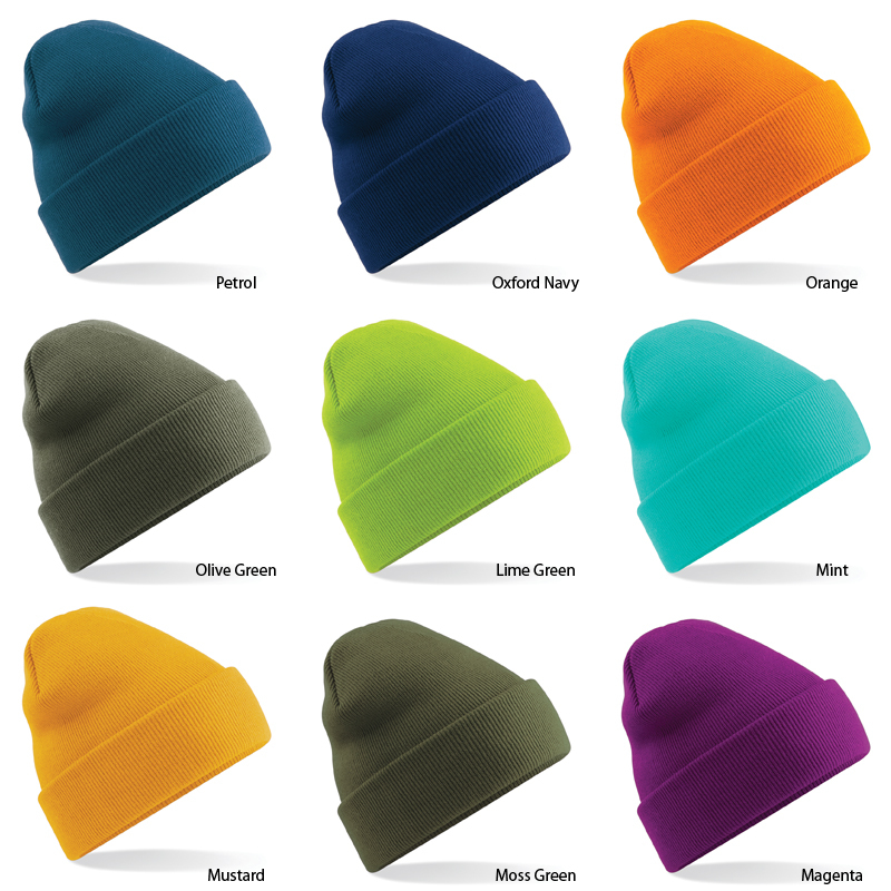 Beechfield Knitted Hat in various colours