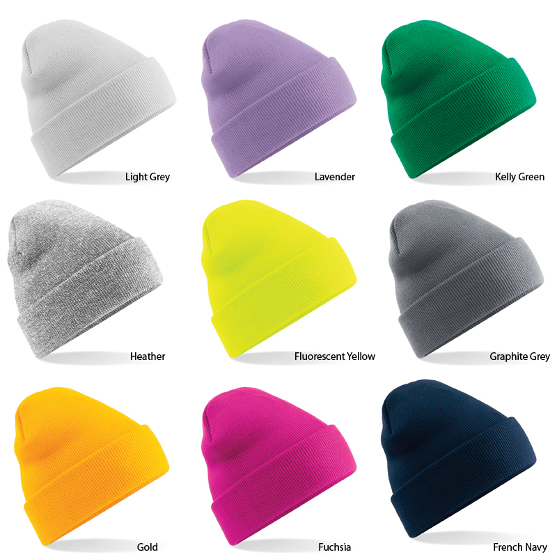 Beechfield Knitted Hat in various colours