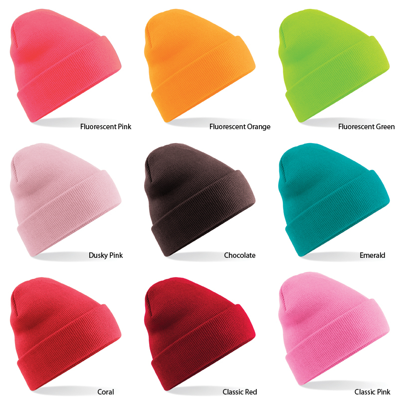 Beechfield Knitted Hat in various colours