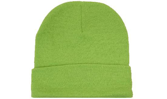 Acrylic Beanie in light green