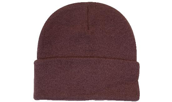 Acrylic Beanie in burgundy