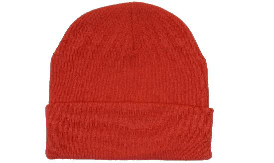 Acrylic Beanie in red