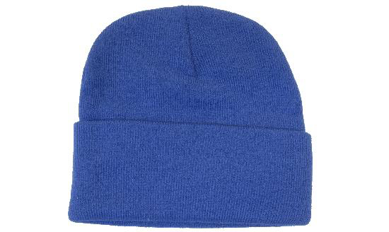 Acrylic Beanie in blue