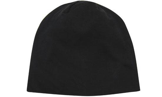 Cotton Beanie in black