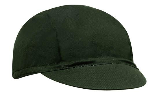Cotton Cycling Cap in black