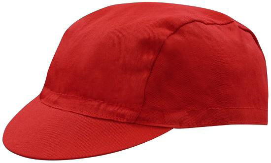 Cotton Cycling Cap in red