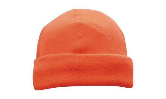 Luminescent Safety Beanie in orange