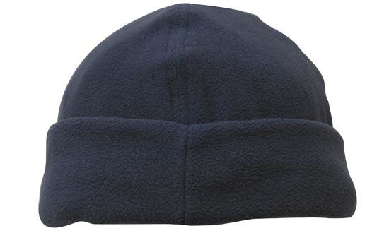 Micro Fleece Beanie in navy