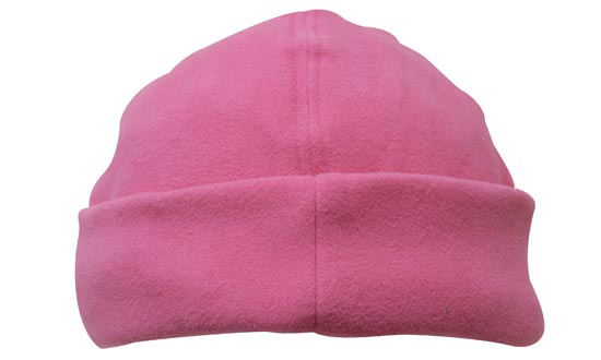 Micro Fleece Beanie in pink