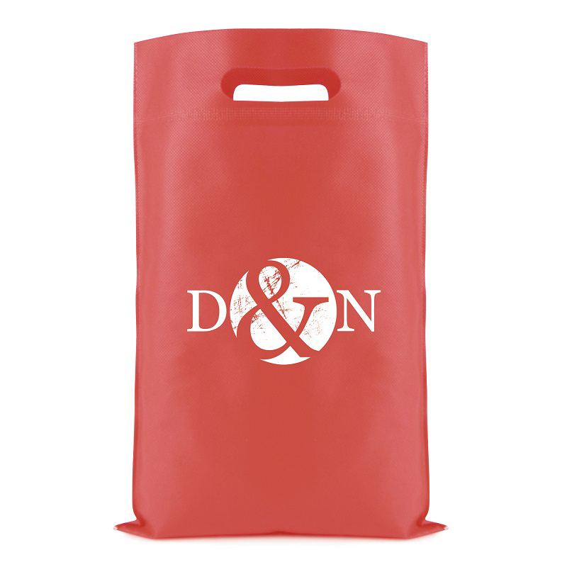 promotional brochure bag in red