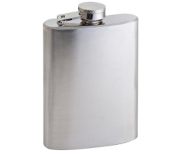 Show details for Stainless steel hip flask Fresno Stainless steel hip flask Fresno in silver