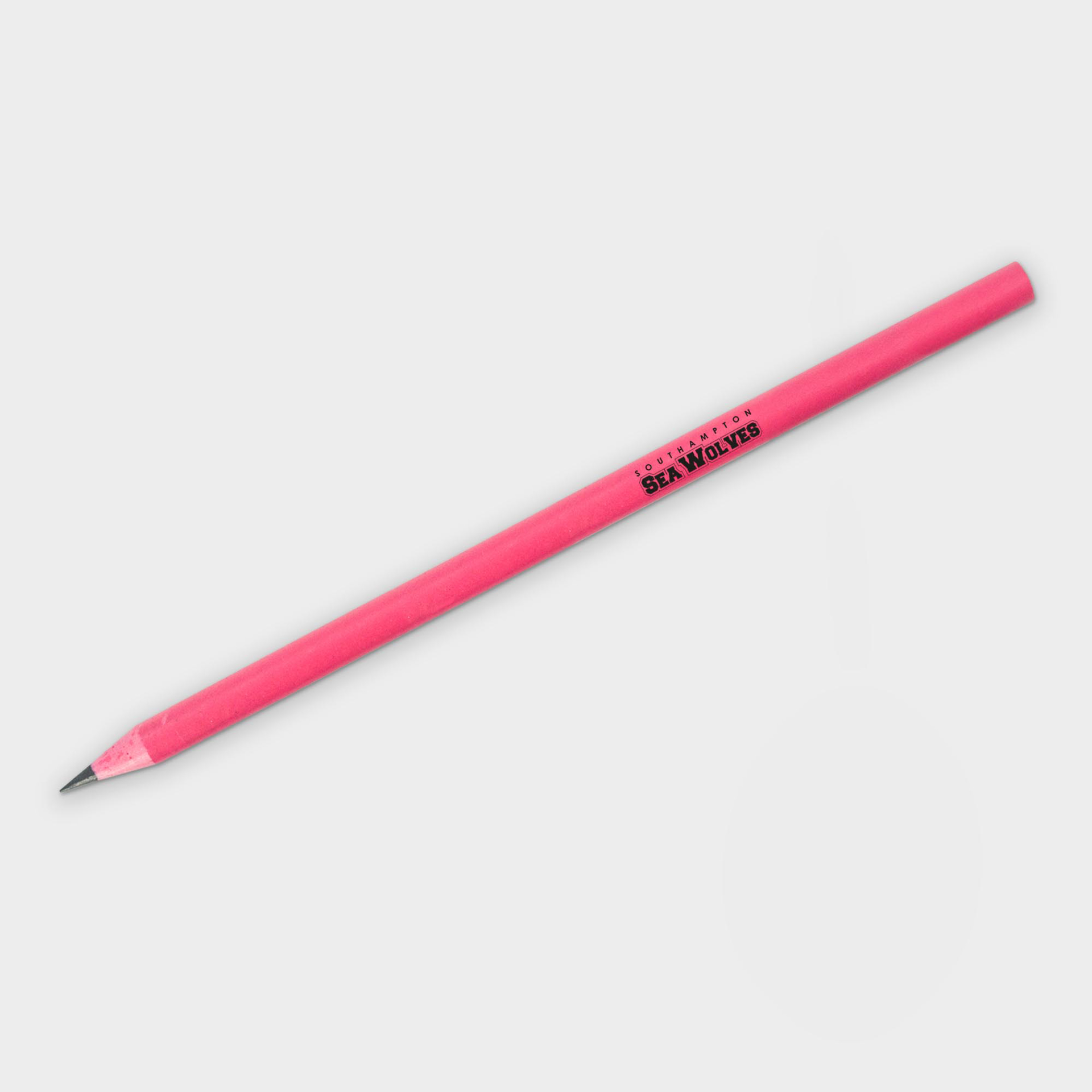 Recycled CD Pencil in pink with 1 colour print