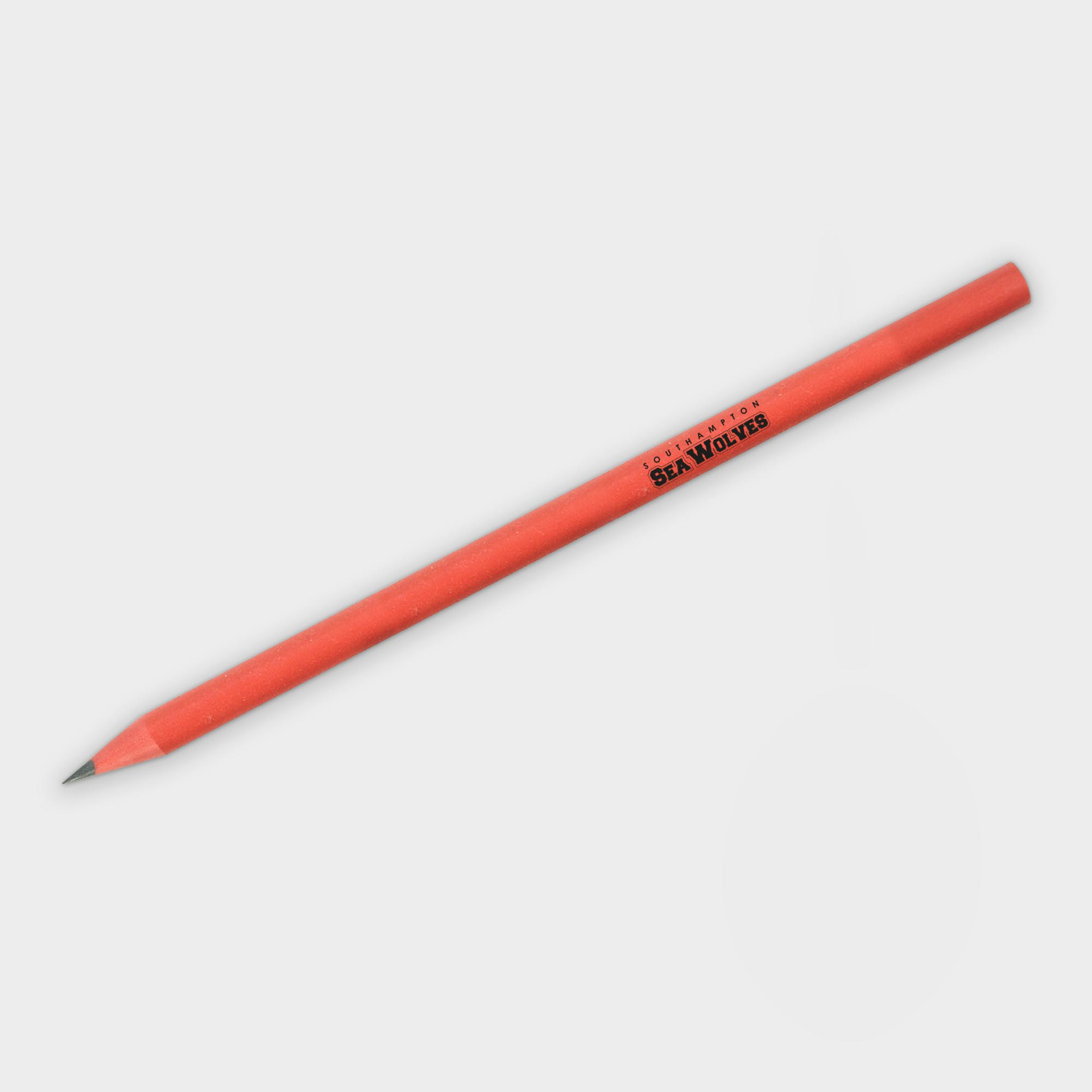 Recycled CD Pencil in red with 1 colour print