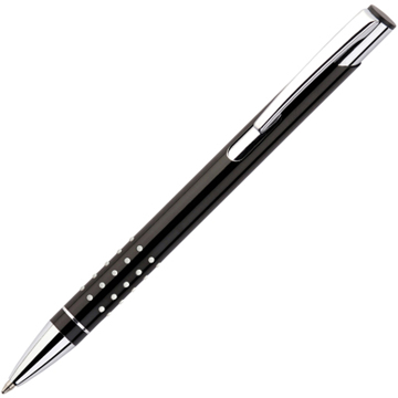 Veno Rubber Ball Pen in black