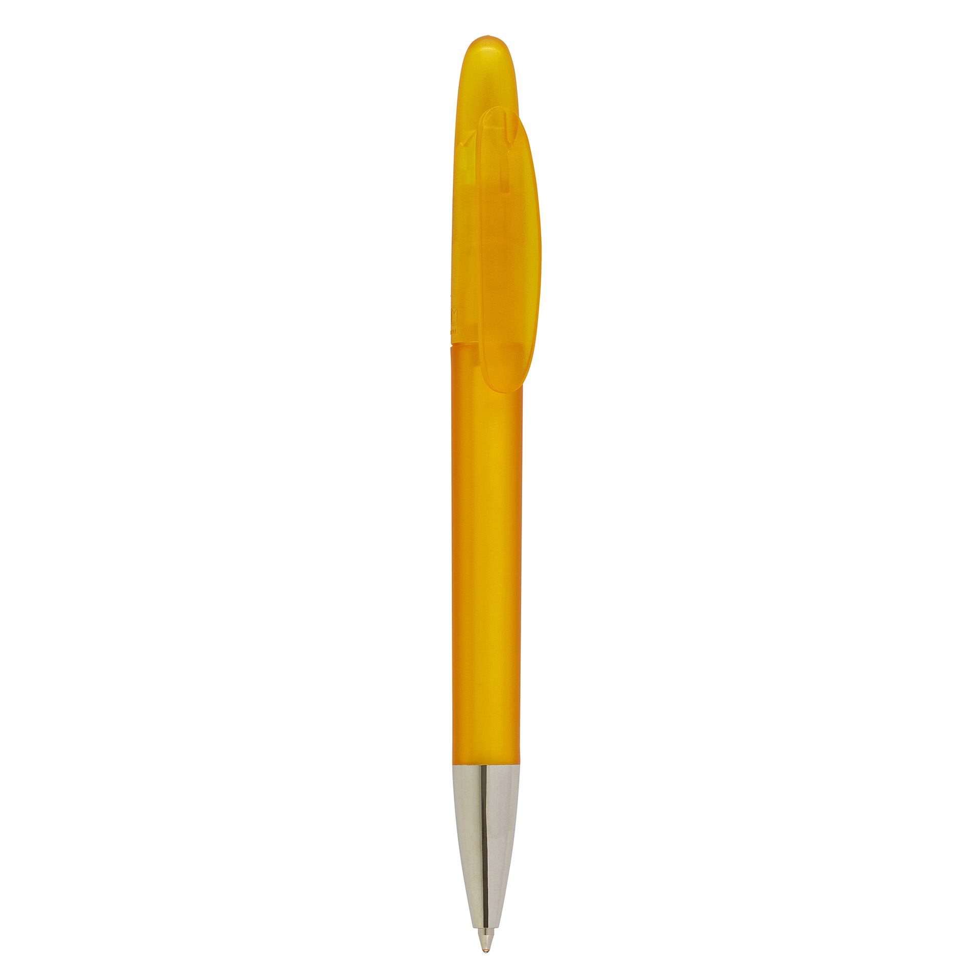 Hudson Biodegradable Frosted Pen  in yellow