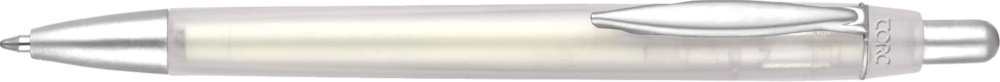 Albany Frost Ball Pens in white and silver