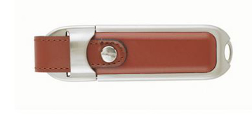 Show details for USB FLASHDRIVE - LEATHER/METAL usb leather