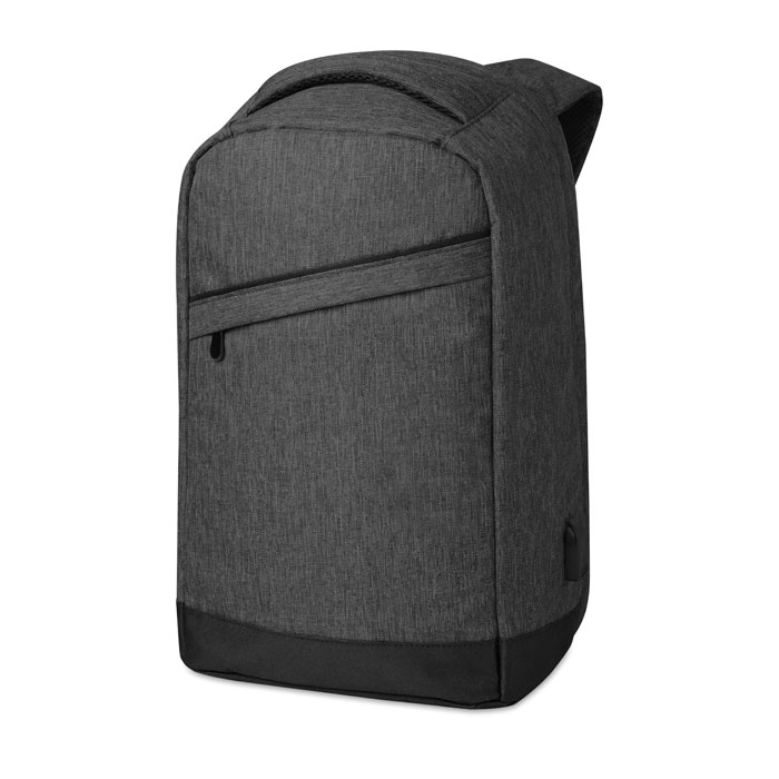 Berlin Charging Laptop Rucksack in black