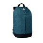 Milano Laptop Rucksack in blue with black details side view