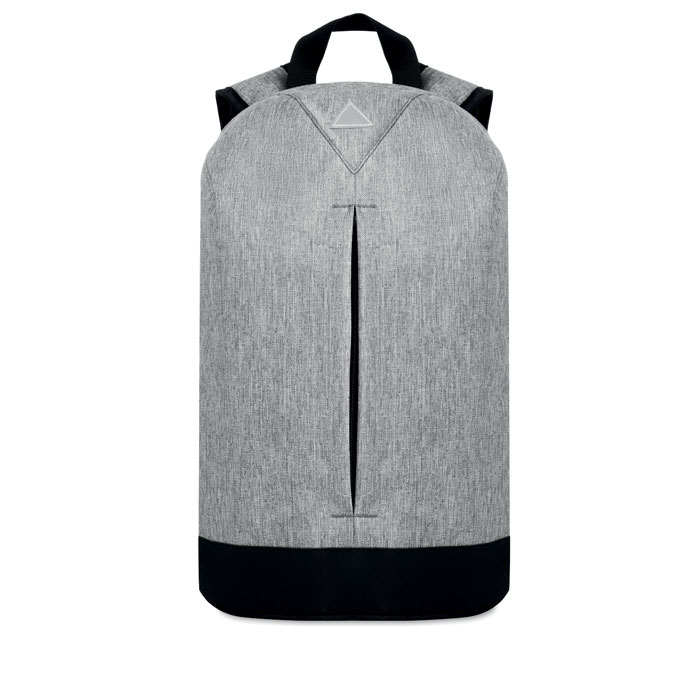 Milano Laptop Rucksack in grey with black details