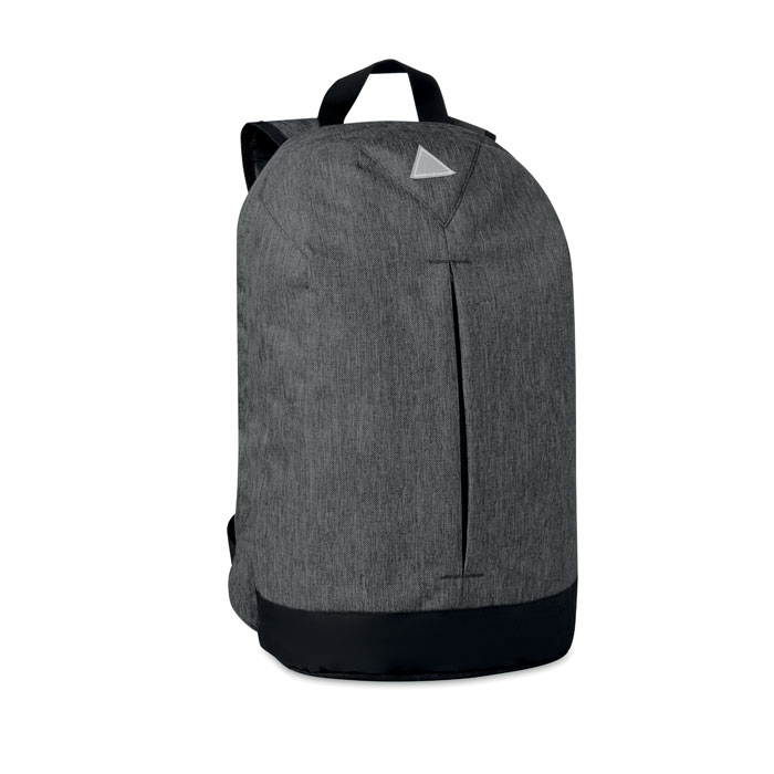 Milano Laptop Rucksack in black with black details