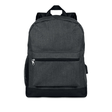 Bapal Tone RFID Rucksack  in black